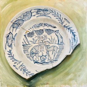 Plate, akryyli kankaalle, 2025, 90 x 90 cm, 1500 € Plate, akryyli kankaalle, 2025, 90 x 90 cm, 1500 €